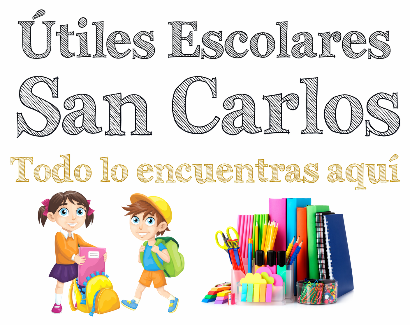 Logo Útiles Escolares San Carlos